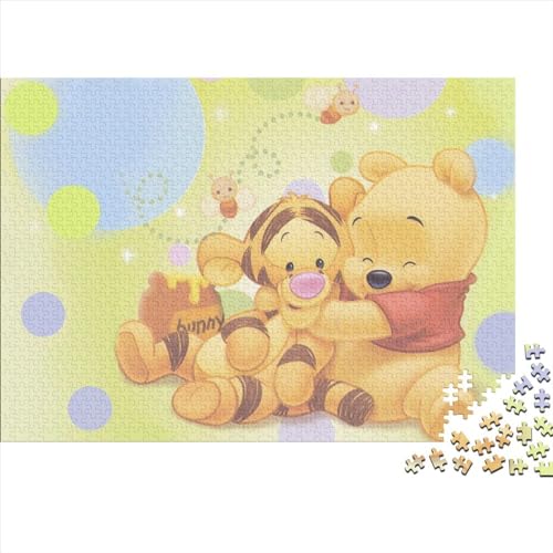 1000 Teile Winnie The Pooh Puzzle, Puzzle für Erwachsene, Erwachsene, 1000 Teile (75x50cm) von HHCVN