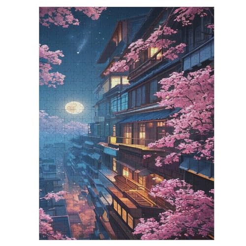 Japan Style Puzzle 500 Teile, Holzpuzzle Herausforderndes Geschicklichkeitsspiel, Kinder Erwachsenenpuzzle Ab 12 Jahren 55×41cm Japan Style Puzzle 500 Teile, Holzpuzzle Herausforderndes Geschicklichkeitsspiel, Kinder Erwachsenenpuzzle Ab 12 Jahren 55×41cm von HHCXX