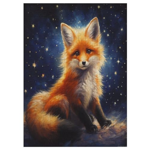 Puzzles Für Erwachsene Fuchs, 300 Teile, Puzzle Aus Holz Für Erwachsene Und Kinder Ab 12 Jahren, Lernspielzeug 42×30cm von HHCXX