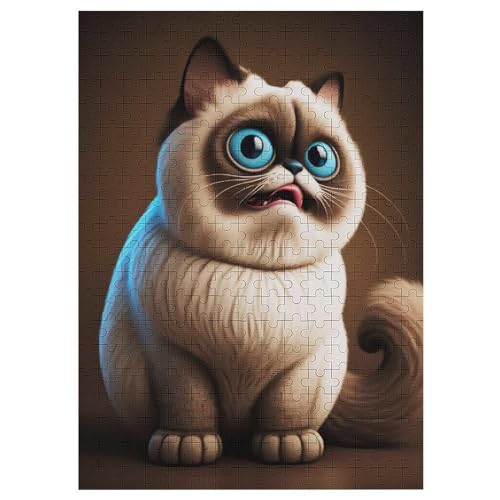 Puzzles Für Erwachsene Katze,300-teilige Puzzle Für Erwachsene Und Kinder Ab 12 Jahren, Holzpuzzles Für Die Heimdekoration, 42×30cm Puzzles Für Erwachsene Katze,300-teilige Puzzle Für Erwachsene Und Kinder Ab 12 Jahren, Holzpuzzles Für Die Heimdekoration, 42×30cm von HHCXX