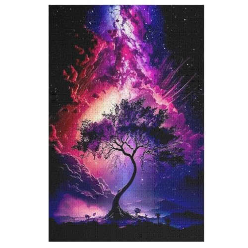 Raum des Baumes 1000 Teile Puzzle Für Erwachsene, Herausforderung Puzzles - Verringerter Druck Schwieriges Holzpuzzle Für Kinder 12+ 78×53cm von HHCXX