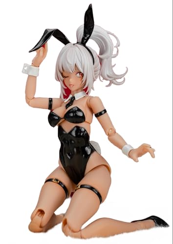 HHMacro Snail Shell 1:12 Scale Bunny Girl Black Aileen 15,2 cm Woman Action Figure RA-01B von HHMacro