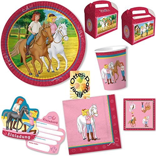HHO Bibi Und Tina Party-Set 48tlg. für 6 Kinder : Teller Becher Servietten Einladung Geschenkboxen HHO Bibi Und Tina Party-Set 48tlg. für 6 Kinder : Teller Becher Servietten Einladung Geschenkboxen von HHO