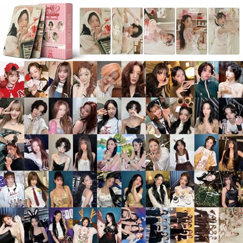 55 Stück (G) I-DLE Photocards (G) I-DLE 2025 Season's Greetings Neues Album Mini Merch Poster Karten für Fans von HHTTXXYY