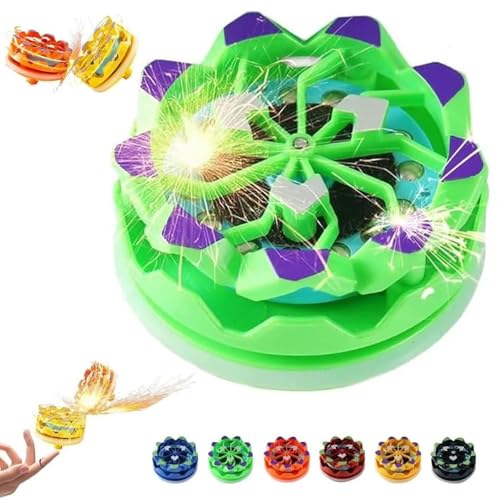 Fireworkse Fingertip Gyro,Fireworkse Gyroscopes Fireworkse Fidget Spinner,Fireworkse Spinnings Top,Luminous Spinnings Gyroscopes Battle Decompressions Toy von HHXHQ