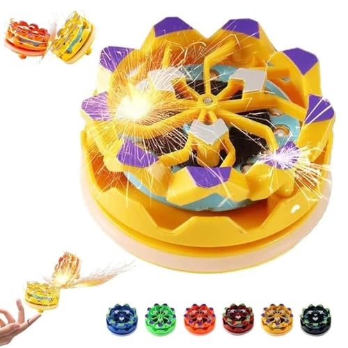 Fireworkse Fingertip Gyro,Fireworkse Gyroscopes Fireworkse Fidget Spinner,Fireworkse Spinnings Top,Luminous Spinnings Gyroscopes Battle Decompressions Toy von HHXHQ