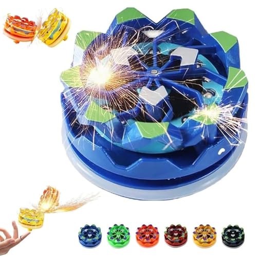 Fireworkse Fingertip Gyro,Fireworkse Gyroscopes Fireworkse Fidget Spinner,Fireworkse Spinnings Top,Luminous Spinnings Gyroscopes Battle Decompressions Toy von HHXHQ