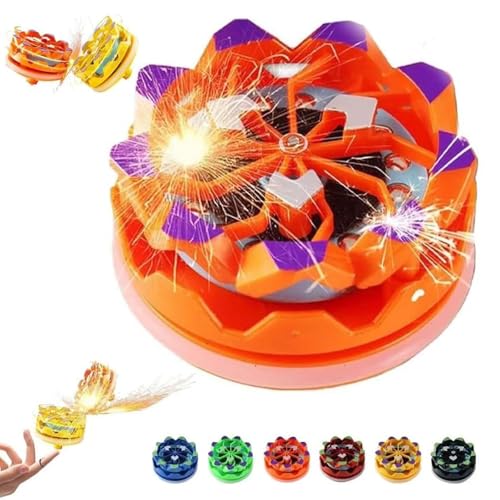 Fireworkse Fingertip Gyro,Fireworkse Gyroscopes Fireworkse Fidget Spinner,Fireworkse Spinnings Top,Luminous Spinnings Gyroscopes Battle Decompressions Toy von HHXHQ