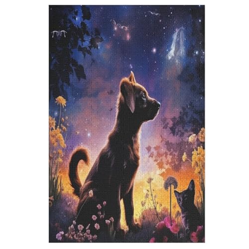Puzzles Für Erwachsene, 1000 Teile, Süßer Hund, Kreative Holzpuzzles, Praktisches Spiel, Familiendekoration 78×53cm Puzzles Für Erwachsene, 1000 Teile, Süßer Hund, Kreative Holzpuzzles, Praktisches Spiel, Familiendekoration 78×53cm von HHXXXHH
