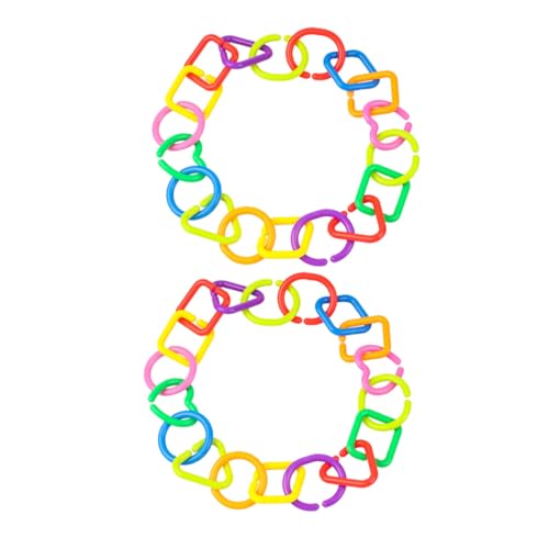 HIAKDOFT 70 Stück Teiliges Set mit Geometrischen Verbindungsringen Bunte Lernringe zum Greifen und Verbinden Multifunktionale Clips für Kinderwagen Babyschale für Neugeborene und HIAKDOFT 70 Stück Teiliges Set mit Geometrischen Verbindungsringen Bunte Lernringe zum Greifen und Verbinden Multifunktionale Clips für Kinderwagen Babyschale für Neugeborene und von HIAKDOFT