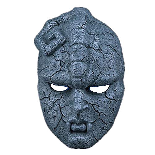 HIGGEL New Jojo Wonderful Adventure Stone Ghost Stone Ghost Mask Resin Mask Cosplay Halloween Mask (Collection Style) von HIGGEL