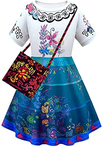 HIMKSRE Cosplay Kostüm Mädchen Kleid Verkleidungen for Karneval Halloween Prinzessin Kleid(100) von HIMKSRE