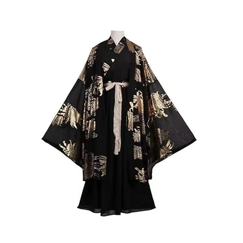 Hanfu-Sets, traditioneller chinesischer Stil, Kostüm for Männer und Frauen, Halloween, Cosplay-Kostüme(Men,L 55-65KG) von HIMKSRE