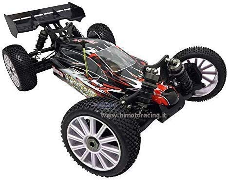 HIMOTO Shootout Buggy 1/8 Off-Road MEGAE8XB mit kompletter Mechanik (Sprovvista Elektronik) 4WD von HIMOTO