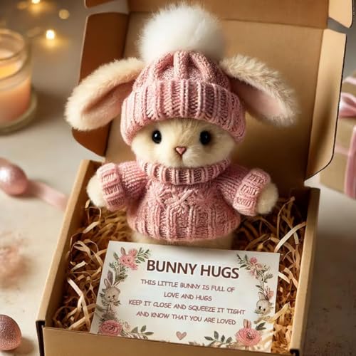 HIMS Bunny Mein Realistisches Kaninchen, Hüpfendes Kaninchen, Interaktives Kaninchen Spielzeug, Kuscheltier Hase Mit Geräuschen Bewegungen Ostergeschenke Kinder von HIMS