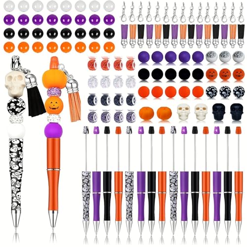 123 Stück Halloween-Kugelschreiber für Lehrer, Studenten, Abschlussfeier, Geschenk, Weihnachten, Halloween, Partyzubehör von HINAYOSAN