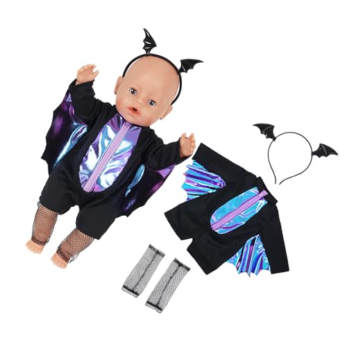 Festival-Themen-Puppen-Outfit für 45,7 cm große Mädchen, Weihnachten, Halloween, Urlaub, Kostüm, Kleidung, einfaches Anziehen für Kinder, Spiel, Festival, Kostümzubehör Festival-Themen-Puppen-Outfit für 45,7 cm große Mädchen, Weihnachten, Halloween, Urlaub, Kostüm, Kleidung, einfaches Anziehen für Kinder, Spiel, Festival, Kostümzubehör von HINAYOSAN