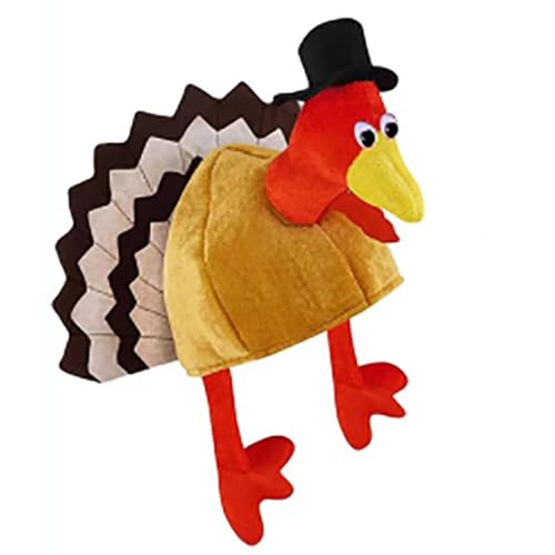 HINAYOSAN 3D Türkei Form Hut Lustige Weihnachtsmütze Persönlichkeit Karneval Party Thanksgiving Day Unisex Casual für Erwachsene von HINAYOSAN