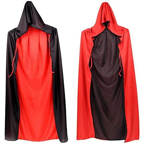 HINAYOSAN Kapuzenumhang Hexe Halloween Umhang Robe Requisiten Bühnenshow Maskerade Cosplay Festival Party Dekoration Supplies von HINAYOSAN