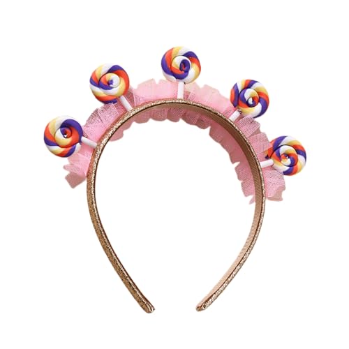 HINAYOSAN Kinder-Kostüm, Süßigkeiten-Stirnband, Prinzessin, für Karneval, Party, handgefertigt, Lutscher-Kostüm von HINAYOSAN