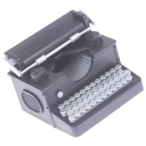 Vintage-Schreibmaschinen-Modell mit beweglichen Schlüsseln, Retro-Schreibtisch-Dekoration für Sammler, Displays und Geschichts-Enthusiasten, kreative Sammler, Miniatur-Dekorationen Vintage-Schreibmaschinen-Modell mit beweglichen Schlüsseln, Retro-Schreibtisch-Dekoration für Sammler, Displays und Geschichts-Enthusiasten, kreative Sammler, Miniatur-Dekorationen von HINAYOSAN