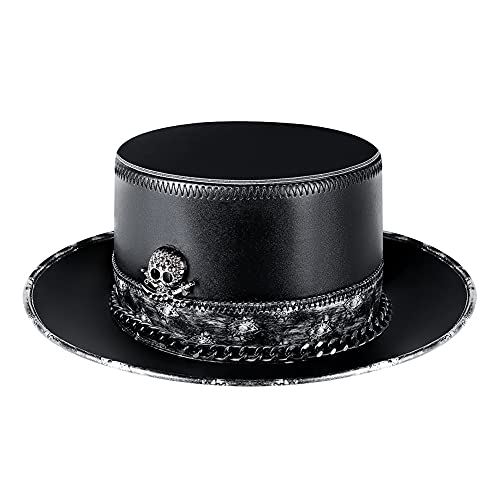 HINGTAT Gentleman Hut Steampunk Magic Hat Pest Doctor Unisex Gentleman Top Hut Weibliche Cosplay Prom Stütze Halloween Party Top Hut von HINGTAT