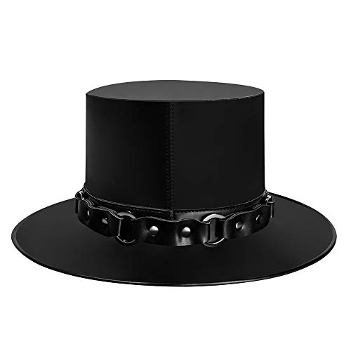 HINGTAT Halloween Steampunk Pest-Doktor Neutral Magic Hat Gentleman Zylinderhut Männer Weiblich Cosplay Prom Requisiten magische Hut Gentleman Party Top Hut von HINGTAT