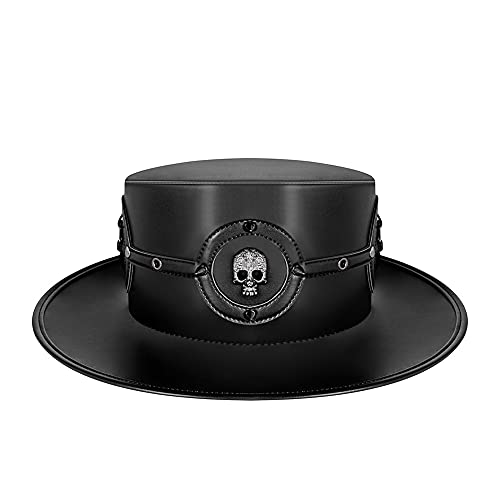 HINGTAT Steampunk Leder Pest Arzt Hut Dress Up Top Hats für Halloween Kostüm Requisiten Cosplay Party von HINGTAT