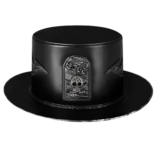 HINGTAT Steampunk Leder Pest Arzt Hut Dress Up Top Hats für Halloween Kostüm Requisiten Cosplay Party von HINGTAT