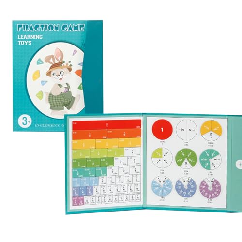Fraction Tiles And Fraction Circles Activity Set Fractions Manipulatives Educational Tool For School Math Manipulatives For Fraktions von HIOPOIUYT