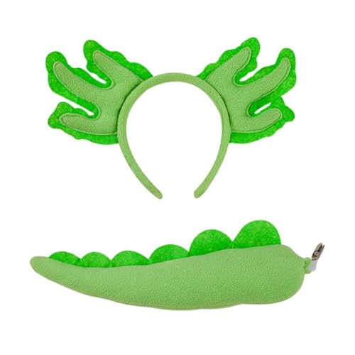 HIOPOIUYT Halloween Salamanders Hairhoop Plüsch Haarband Musik Festival Versammlung Kopfbedeckung Lovely Animal Ear Stirnband für den täglichen Gebrauch von HIOPOIUYT