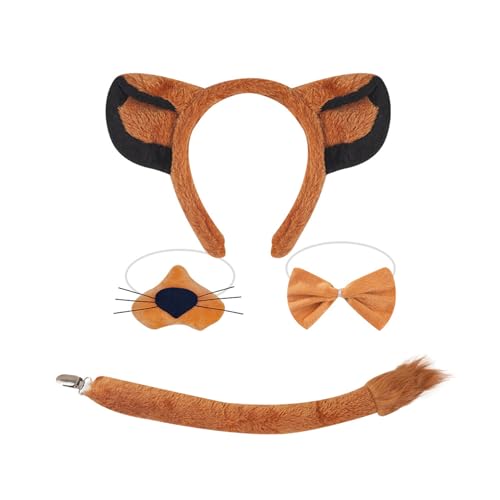 HIOPOIUYT Tierkostüm Set Für Kinder Halloween Kostüm Anziehoutfit Halloween Tierkostüm Für Jungen Und Mädchen Weihnachten Cosplay von HIOPOIUYT