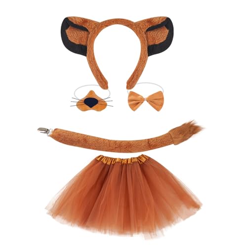 HIOPOIUYT Tierkostüm Set Für Kinder Halloween Kostüm Anziehoutfit Halloween Tierkostüm Für Jungen Und Mädchen Weihnachten Cosplay von HIOPOIUYT