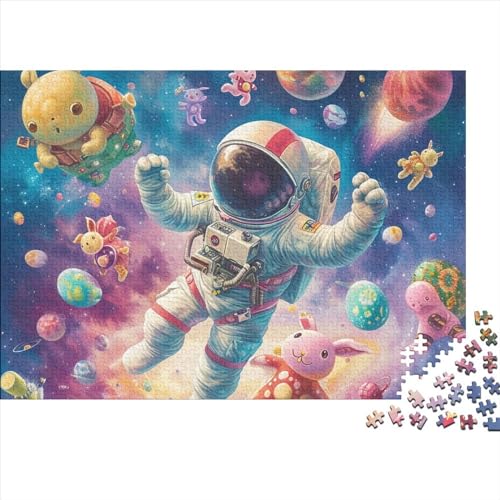 Astronaut Puzzlespiel Erwachsene 1000 Teile Erwachsenen Puzzlespiel Puzzel 1000pcs (75x50cm) von HITBOD