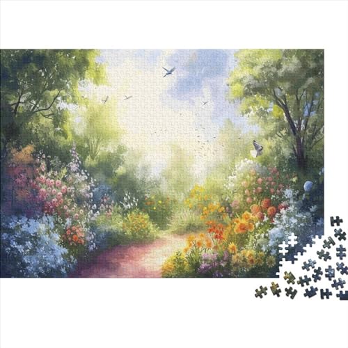 Beautiful Garden Puzzle 1000 Teile Puzzle Für Erwachsene Und Kinder Ab 14 Jahren Puzzel 1000pcs (75x50cm) von HITBOD