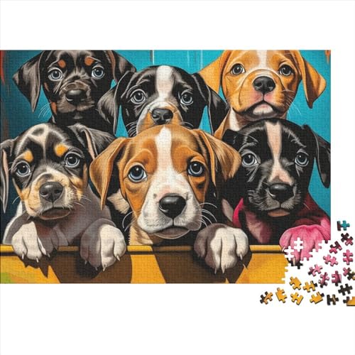 Border Collie Puzzle 1000 Teile Puzzle Für Erwachsene Und Kinder Ab 14 Jahren Puzzel 1000pcs (75x50cm) von HITBOD