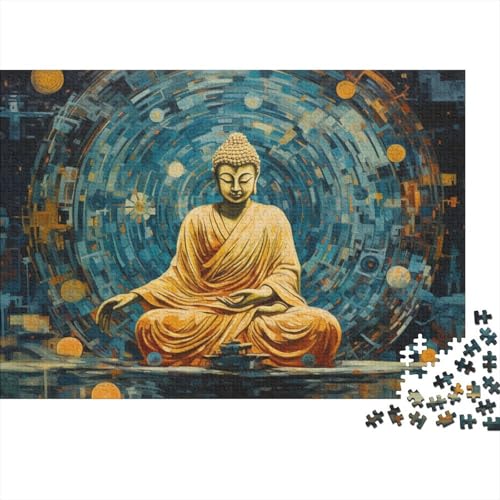 Buddha Statue Puzzle 1000 Teile Erwachsener Kniffel Spaß Für Die Ganze Familie - Abwechslungsreiche 1000 Puzzleteilige Motive Puzzlespiel Erwachsene Puzzel 1000pcs (75x50cm) von HITBOD