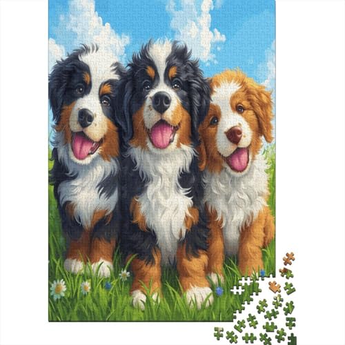 Caucasian Hund 1000 Teile Puzzle Für Erwachsene,Hochwertige Recycelbare MateriAußerirdische Und Druck Puzzlespiel,Familienspiel,Geschenk Puzzel 1000pcs (75x50cm) von HITBOD