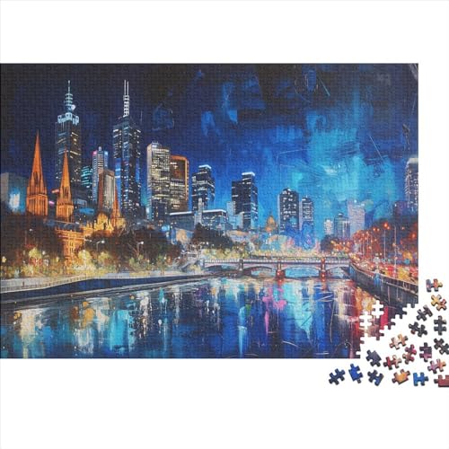 Cityscape Architecture Puzzle 1000 Teile Erwachsener Kniffel Spaß Für Die Ganze Familie - Abwechslungsreiche 1000 Puzzleteilige Motive Puzzlespiel Erwachsene Puzzel 1000pcs (75x50cm) von HITBOD