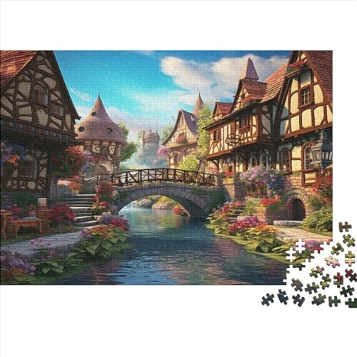 Cityscape Architecture Puzzle 1000 Teile Puzzles Für Erwachsene Klassische Puzzles 1000 Teile Erwachsene 1000pcs (75x50cm) von HITBOD