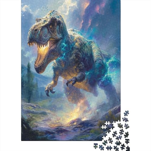 Dinosaurierier Puzzle 1000 Teile Erwachsener Kniffel Spaß Für Die Ganze Familie - Abwechslungsreiche 1000 Puzzleteilige Motive Puzzlespiel Erwachsene Puzzel 1000pcs (75x50cm) von HITBOD