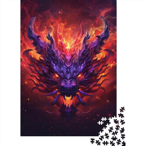 Drachen Puzzlespiel Erwachsene 1000 Teile Erwachsenen Puzzlespiel Puzzel 1000pcs (75x50cm) von HITBOD