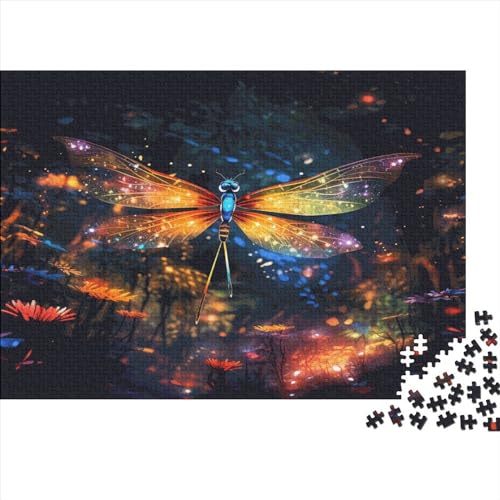 Dragonfly Puzzle 1000 Teile Erwachsener Kniffel Spaß Für Die Ganze Familie - Abwechslungsreiche 1000 Puzzleteilige Motive Puzzlespiel Erwachsene Puzzel 1000pcs (75x50cm) von HITBOD