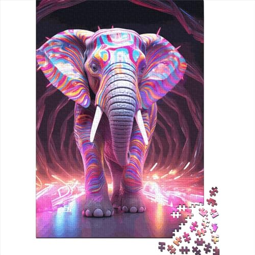 Elephant Puzzle 1000 Teile Erwachsener Kniffel Spaß Für Die Ganze Familie - Abwechslungsreiche 1000 Puzzleteilige Motive Puzzlespiel Erwachsene Puzzel 1000pcs (75x50cm) von HITBOD