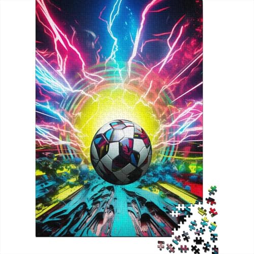 Fußball Puzzle 1000 Teile Erwachsener Kniffel Spaß Für Die Ganze Familie - Abwechslungsreiche 1000 Puzzleteilige Motive Puzzlespiel Erwachsene Puzzel 1000pcs (75x50cm) von HITBOD