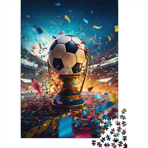 Fußball Puzzle 1000 Teile Puzzles Für Erwachsene Klassische Puzzles 1000 Teile Erwachsene 1000pcs (75x50cm) von HITBOD