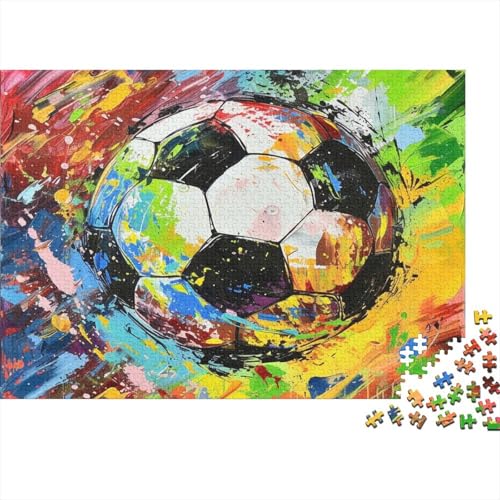 Fußball Puzzlespiel Erwachsene 1000 Teile Erwachsenen Puzzlespiel Puzzel 1000pcs (75x50cm) von HITBOD