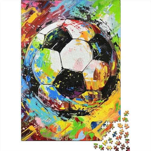 Fußball Puzzlespiel Erwachsene 1000 Teile Erwachsenen Puzzlespiel Puzzel 1000pcs (75x50cm) von HITBOD