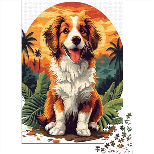 Golden Retriever Puzzle 1000 Teile Erwachsener Kniffel Spaß Für Die Ganze Familie - Abwechslungsreiche 1000 Puzzleteilige Motive Puzzlespiel Erwachsene Puzzel 1000pcs (75x50cm) von HITBOD