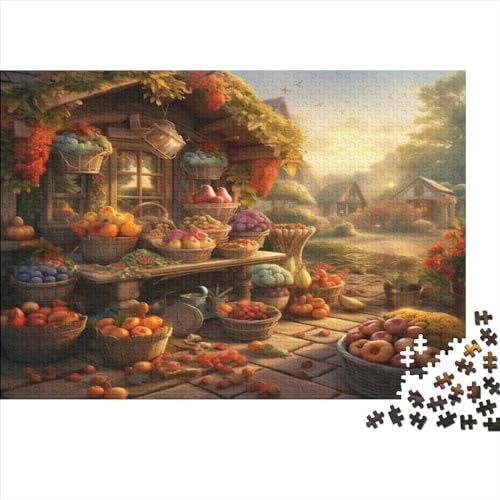 Harvest Season Puzzle 1000 Teile Erwachsener Kniffel Spaß Für Die Ganze Familie - Abwechslungsreiche 1000 Puzzleteilige Motive Puzzlespiel Erwachsene Puzzel 1000pcs (75x50cm) von HITBOD